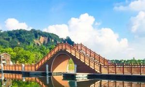 蓮花水鄉(xiāng)景觀浮橋