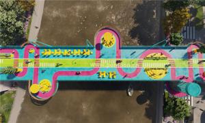 讓人心情大悅的彩虹天橋