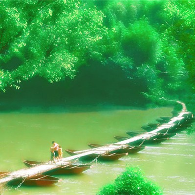 永安-古浮橋 仿古浮橋 (6)