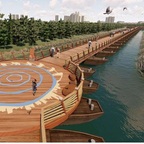 古浮橋 景觀浮橋 棧橋 (3)