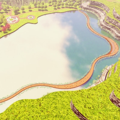 魅力南沙|鳳翔湖景觀浮橋，即將揭開神秘面紗！